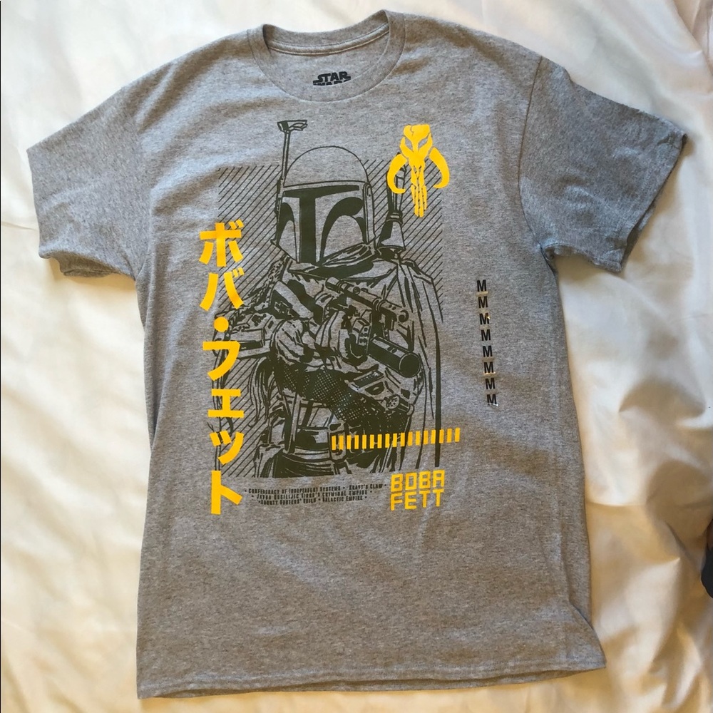 Star Wars Men’s Tee Medium Gray/Green/Yellow - Picture 8 of 10